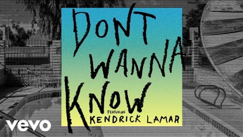 Don’t Wanna Know/Maroon 5 ft. Kendrick Lamar 歌詞和訳と意味